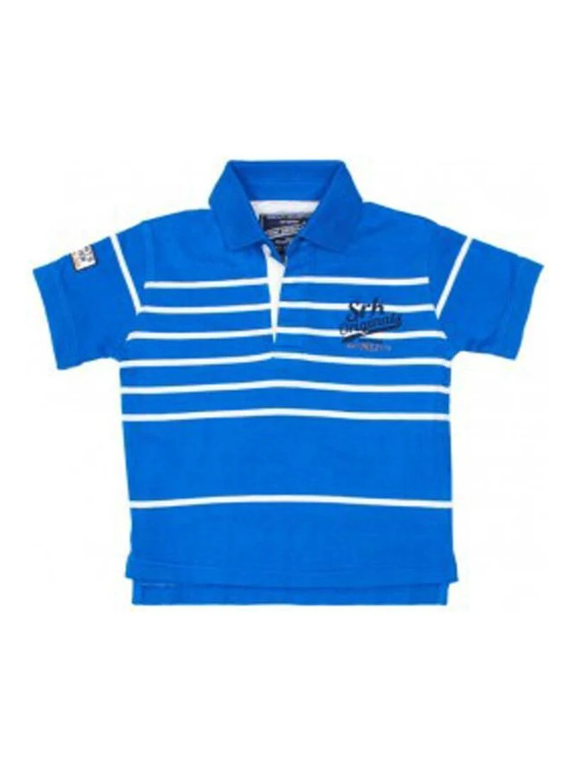 Polo manches courtes garçon ECROSS SRK Bleu