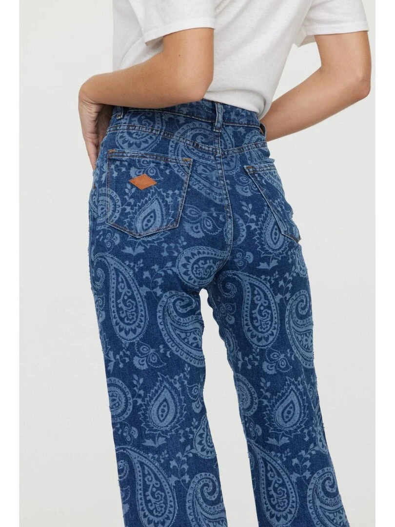 Lee Cooper   Jean coton flair JILIANE   Bleu