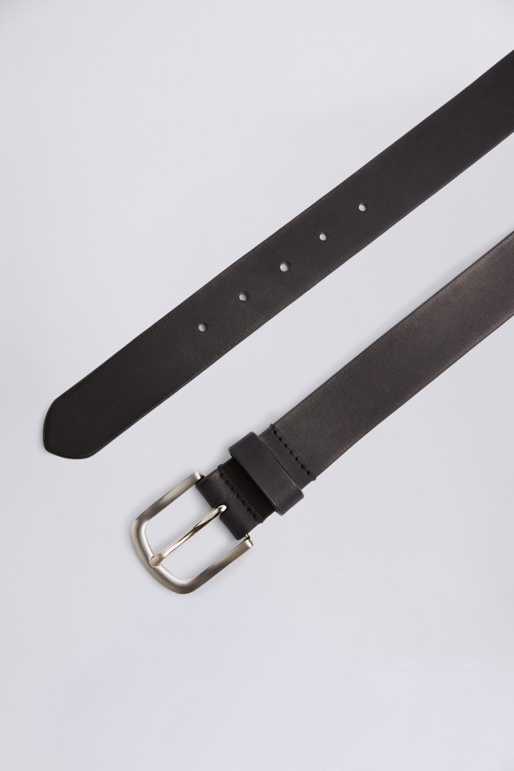 Casual Black Leather Belt Buy Online at Moss