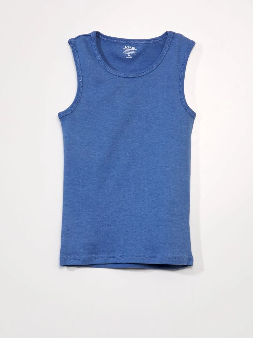 Lot de 3 débardeurs   Marine/bleu/vert