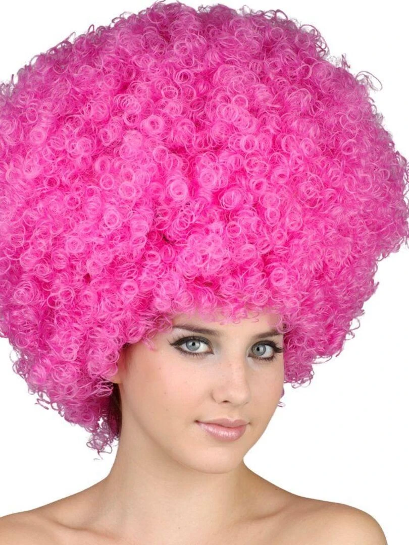 Perruque volumineuse Disco Rose
