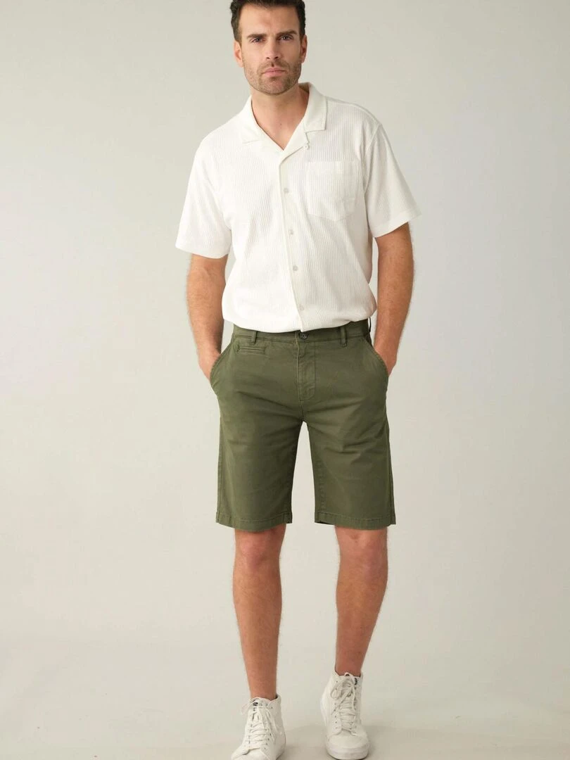 Bermuda pour homme avec poche à l'italienne 'Deeluxe' Vert foncé