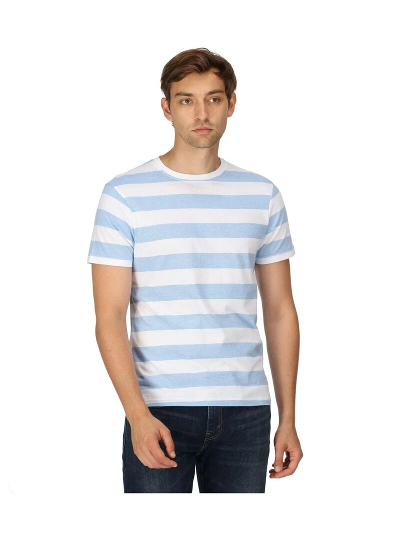 Regatta   T shirt RYEDEN   Blanc Bleu