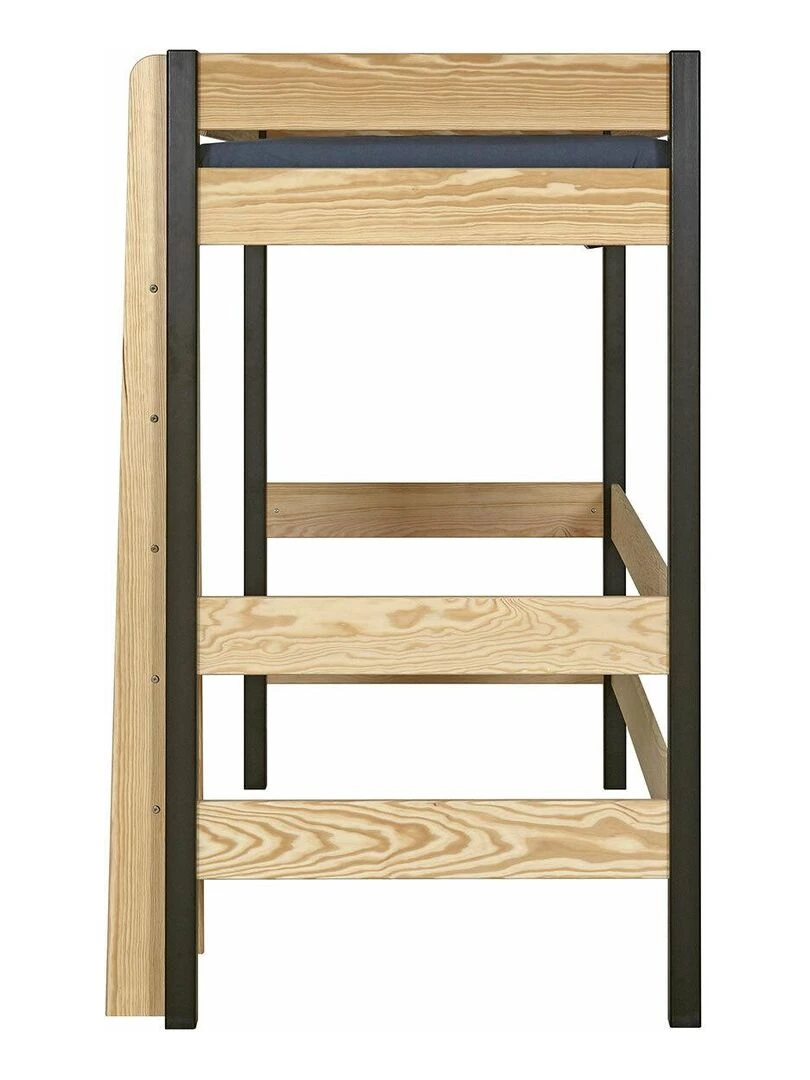 Lit mezzanine Clea   AKITEN RETAIL   Noir Marron