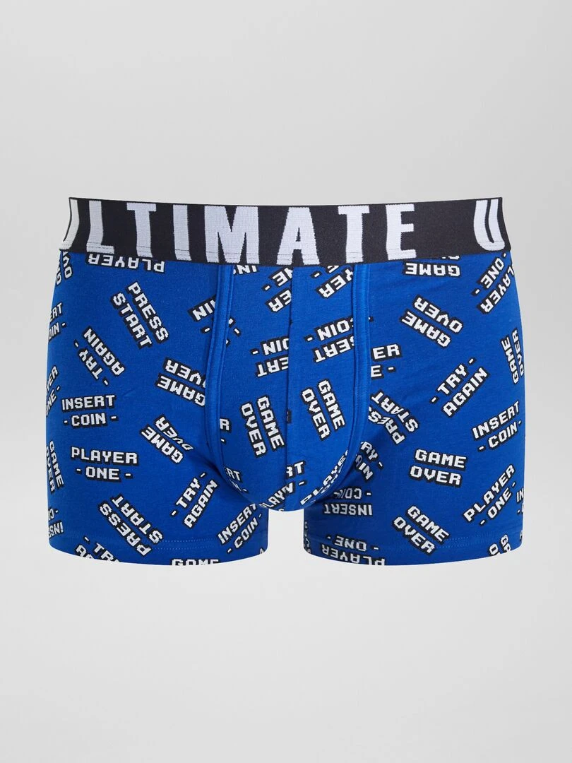 Lot de 3 boxers fantaisie   Noir/vert