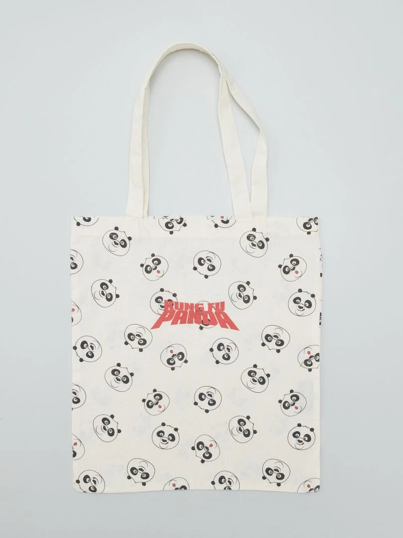 Tote bag 'Kung Fu Panda' Beige