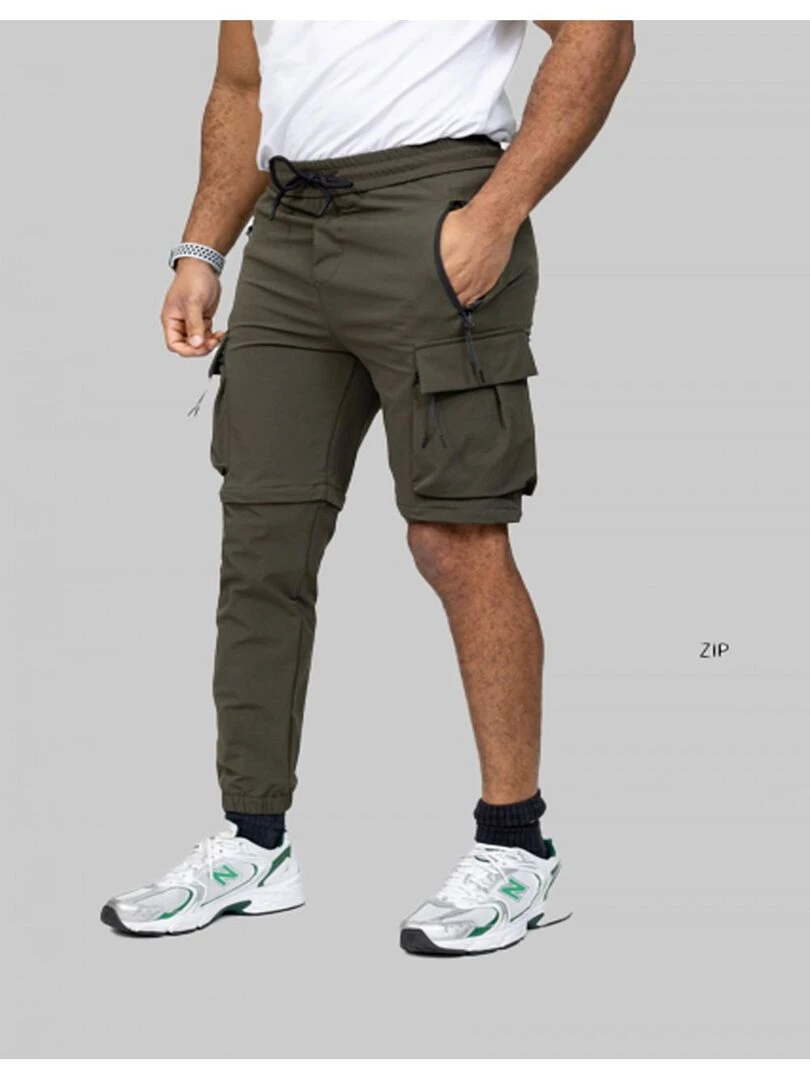 Pantalon Short Cargo Kebello Vert