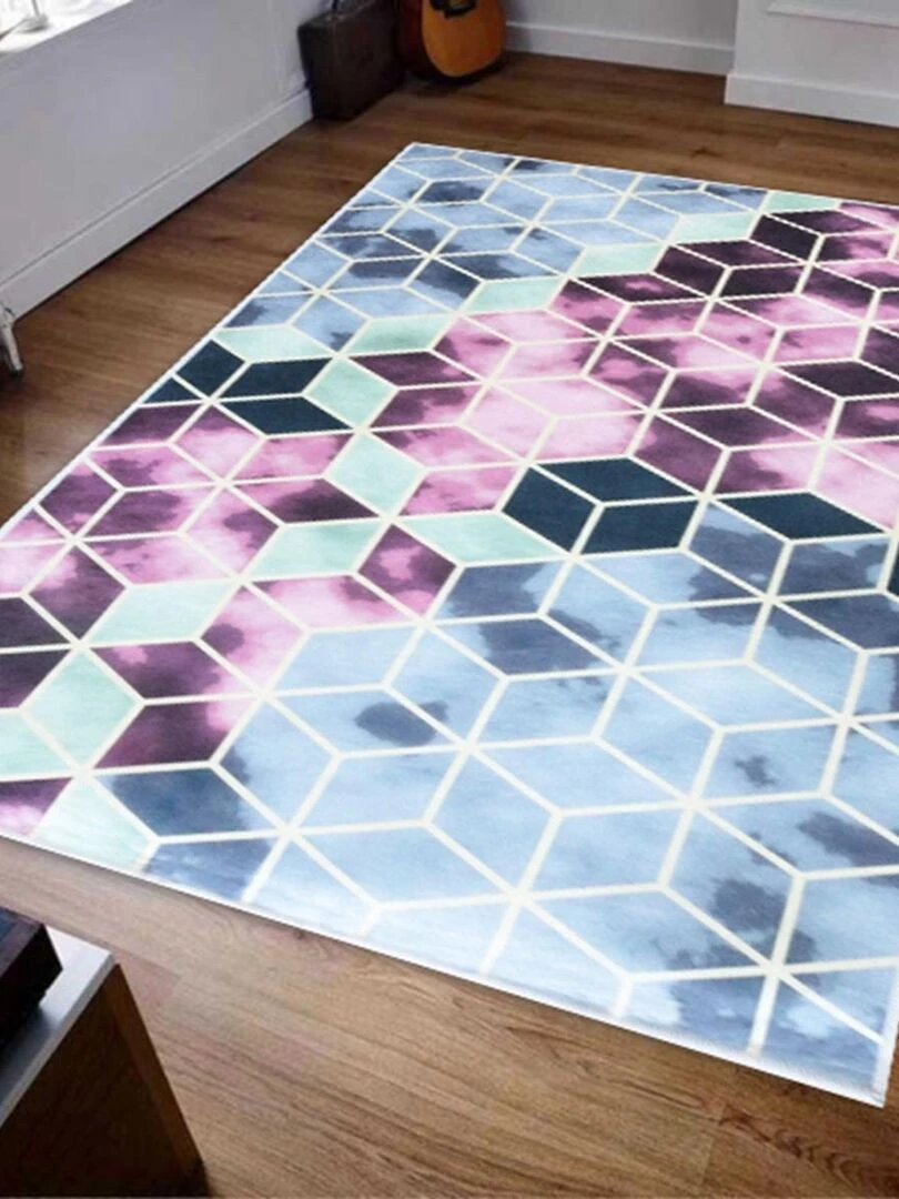 Tapis LUXE Doré Rose Rose