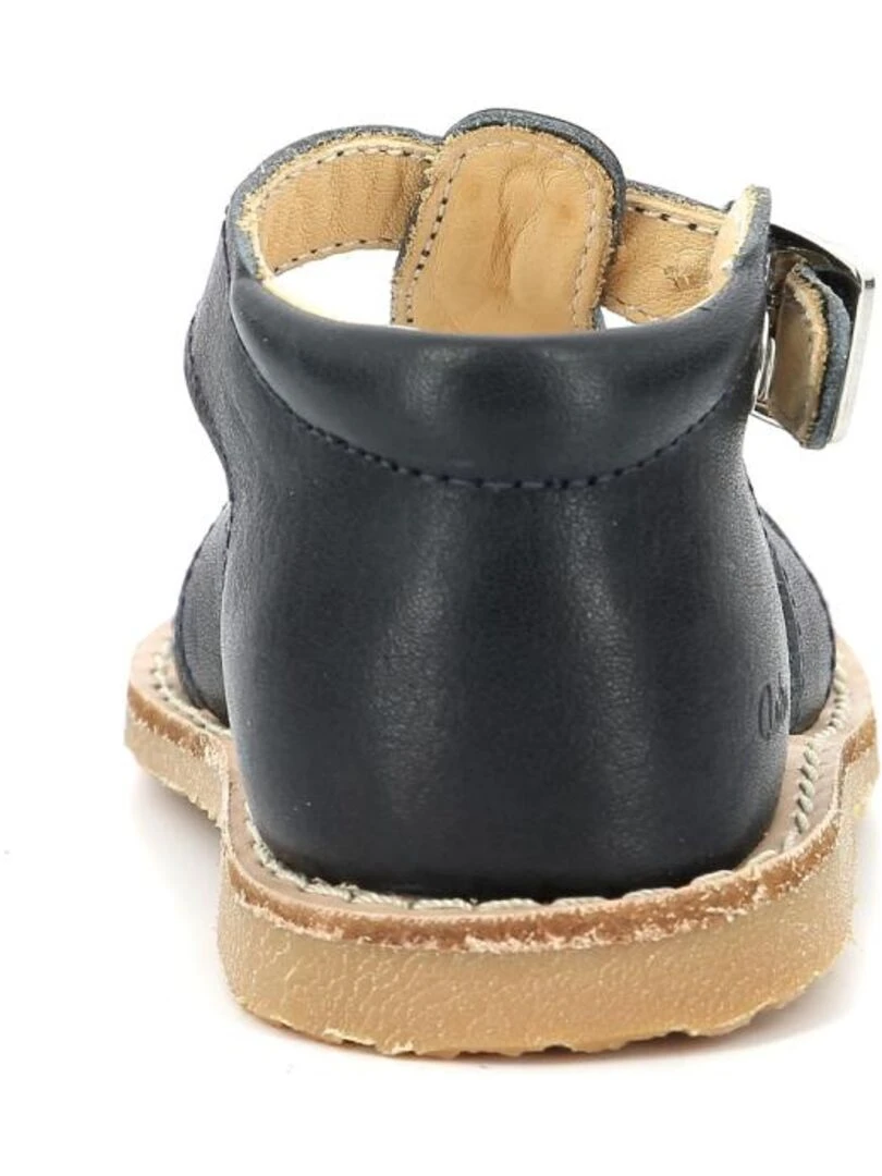 Sandales Cuir Binosmo   Bleu marine