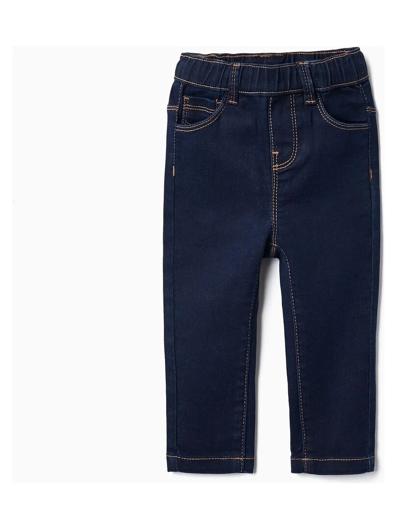 Leggings en jean pour bébé fille GREAT GOALS GREAT WORLD Bleu foncé