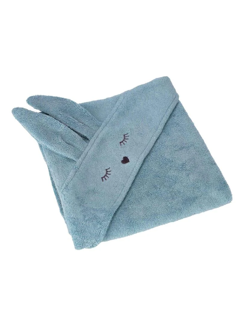 Cape de bain 100% bambou Lapinou Bleu