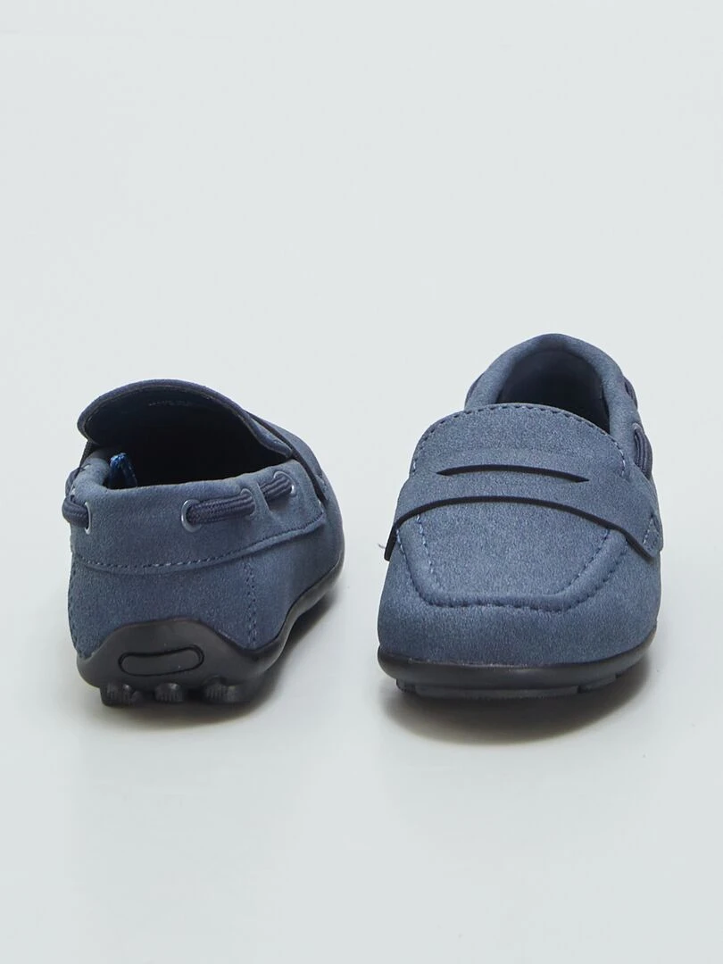 Mocassins façon bateau   Bleu