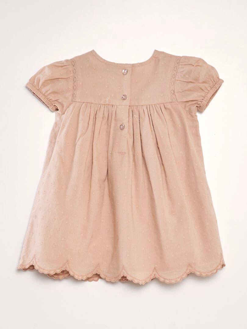 Blouse en voile de coton Rose