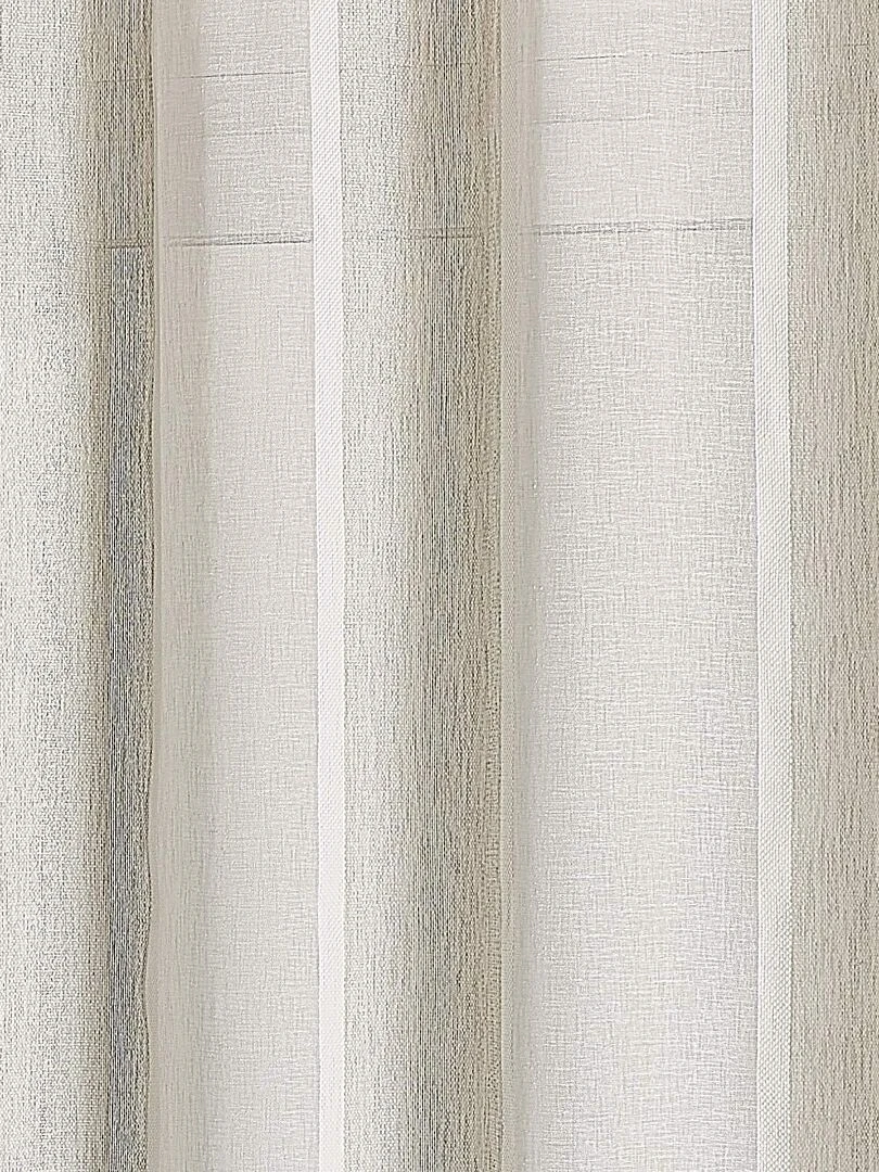 Voilage esprit campagne Beige
