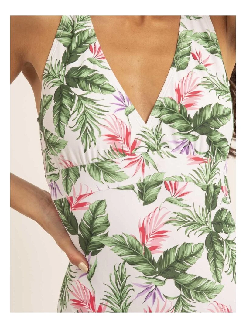 Maillot 1 pièce motifs GABY   Blanc