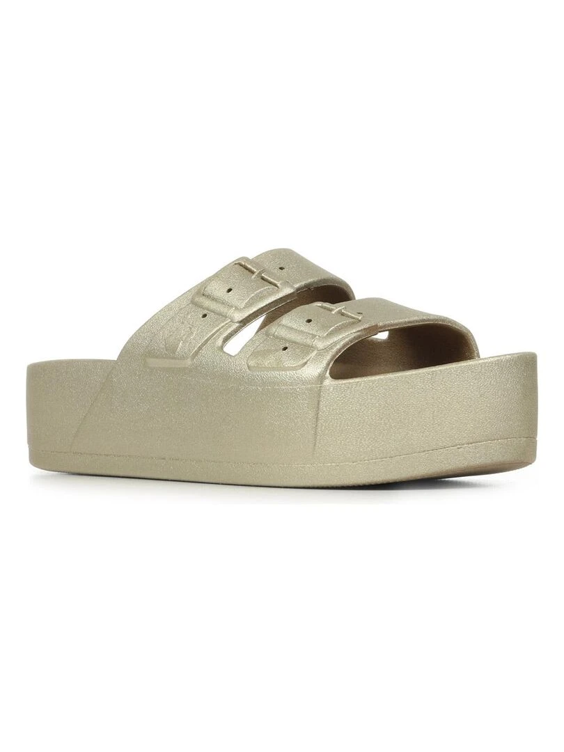 Mules Cacatoès Caipirinha Metallic   Doré/or