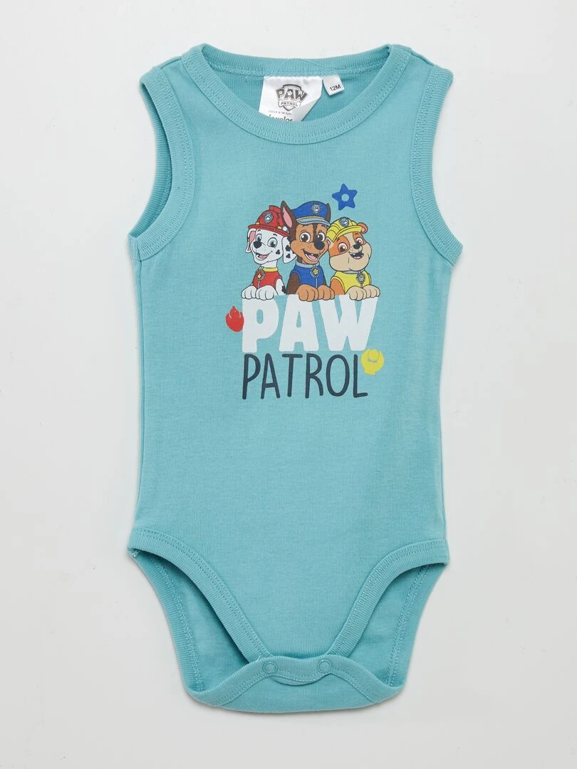 Lot de 2 bodies 'Pat 'Patrouille'   Bleu