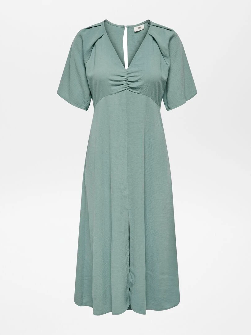 Robe midi à manches courtes 'JDY'   Vert