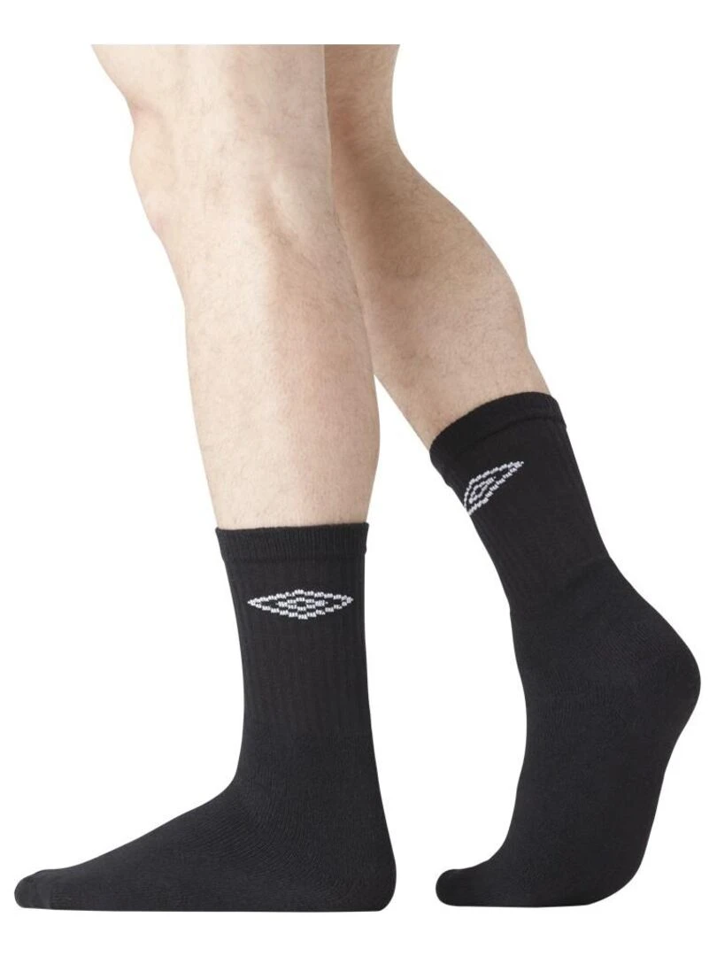 Lot de 20 Paires de Chaussettes Tennis homme Noir Umbro   Noir