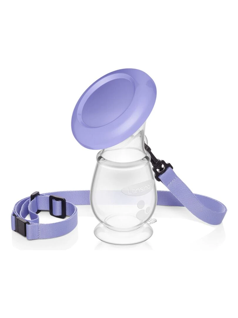 Tire lait manuel en silicone Violet
