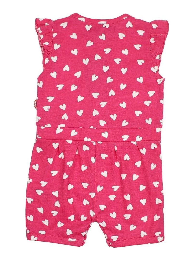 Lee Cooper Combishort bébé fille imprimé Lee Cooper en coton Rose fushia