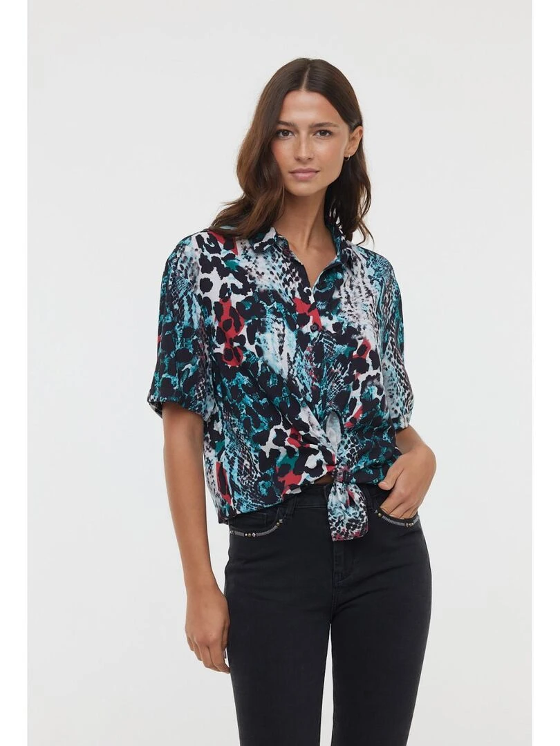 Lee Cooper Chemise manches courtes viscose loose DAMA ML Blanc