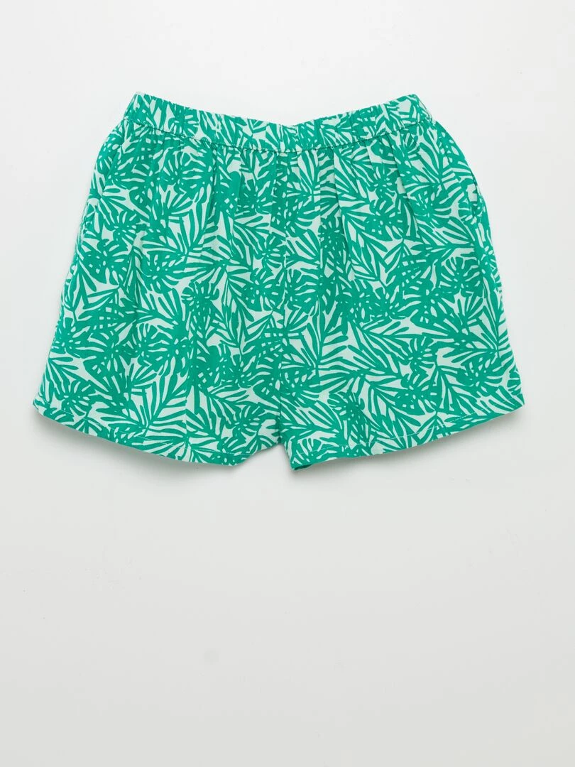 Short fluide Bleu