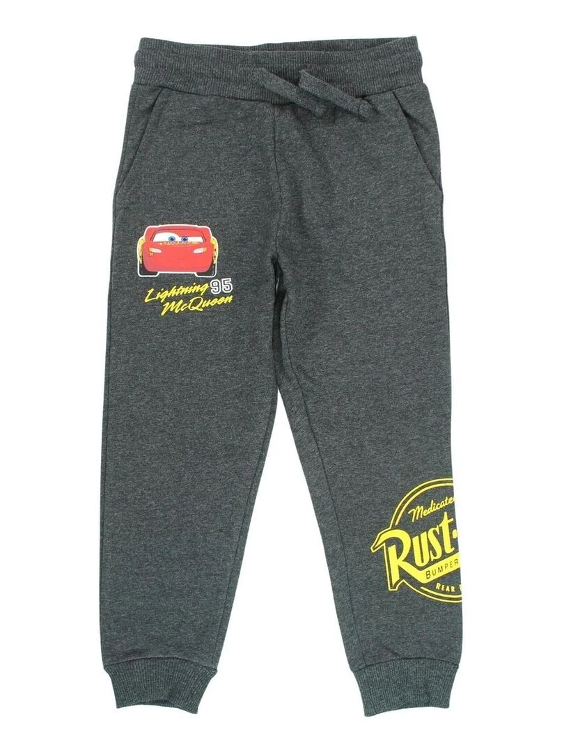 Disney Pantalon De Jogging garçon imprimé Cars en coton Gris