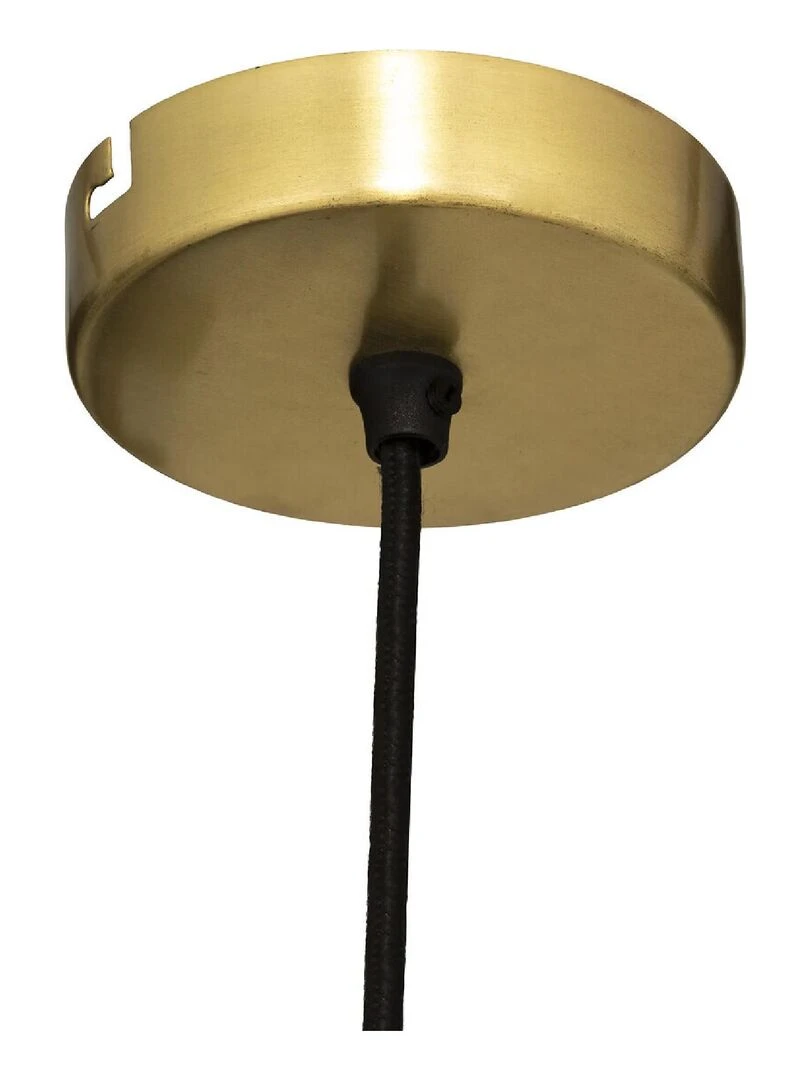 Suspension laiton martelé   Jaune