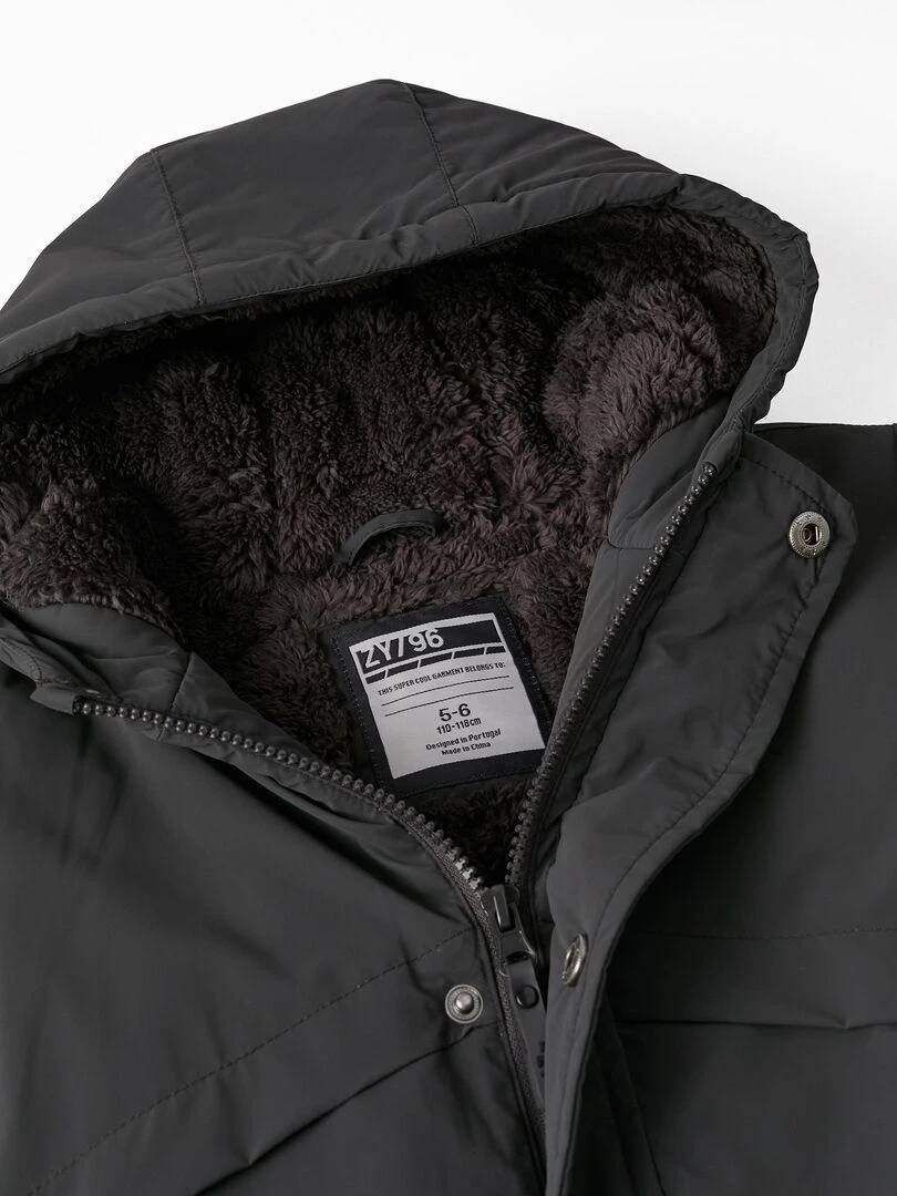 Parka avec Capuche pour Garçon  NORTHERN CALLING   Gris foncé
