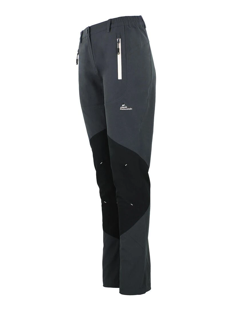 Pantalon de randonnée femme AFFRE   PEAK MOUNTAIN   Gris