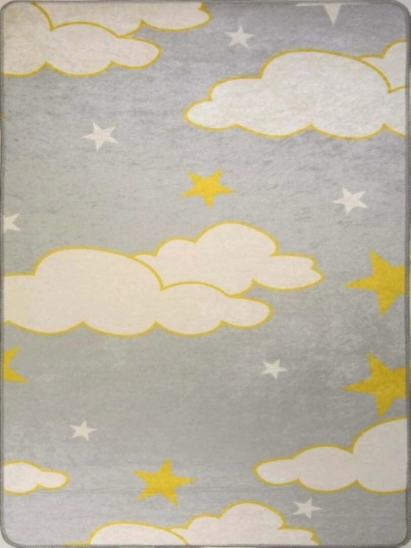 Tapis NUAGE Gris/Jaune Gris
