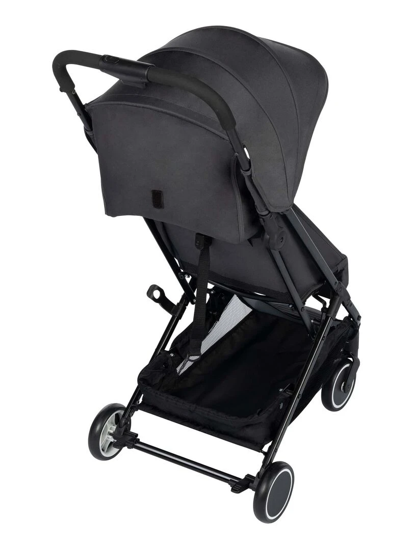 BEBECONFORT Poussette canne compacte et légère Soko  4 roues  de 0 à 3/4 ans  Mineral Graphite   Noir Noir