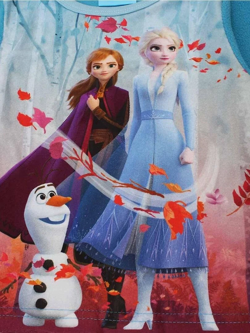 Disney   Pyjama fille imprimé La Reine Des Neiges   Bleu