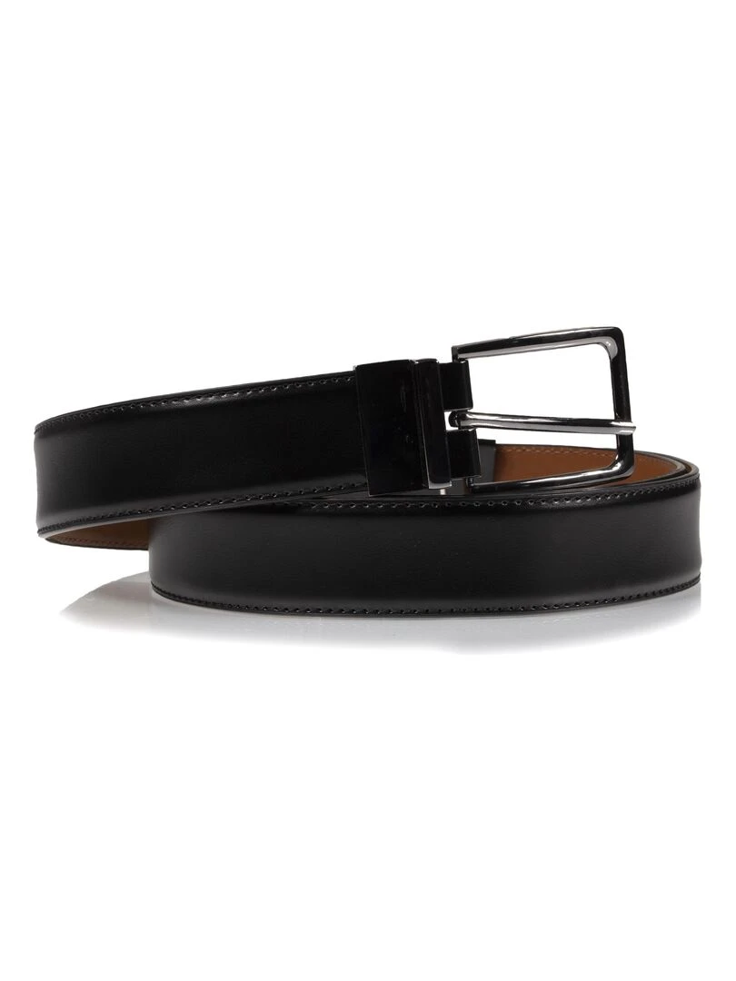 Ceinture Homme 2 en 1 Noir/Cognac Noir