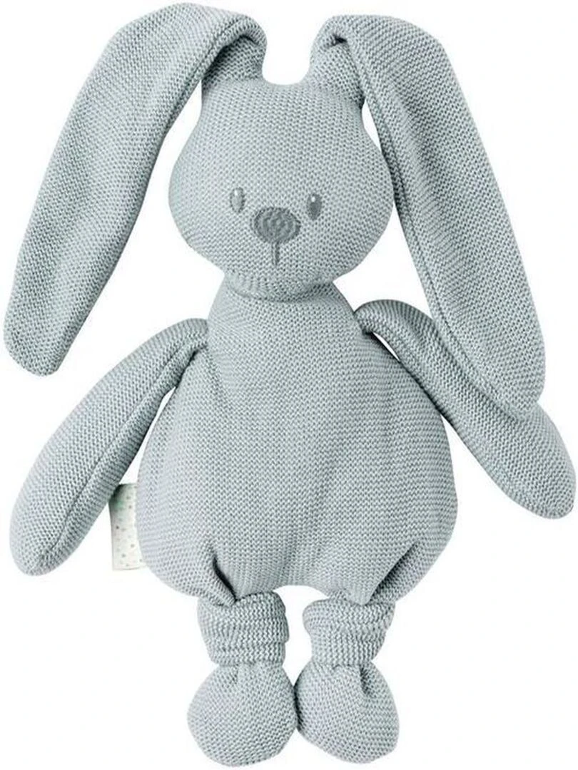 Doudou Nattou Lapin Vert Tricot Pantin Lapidou Vert