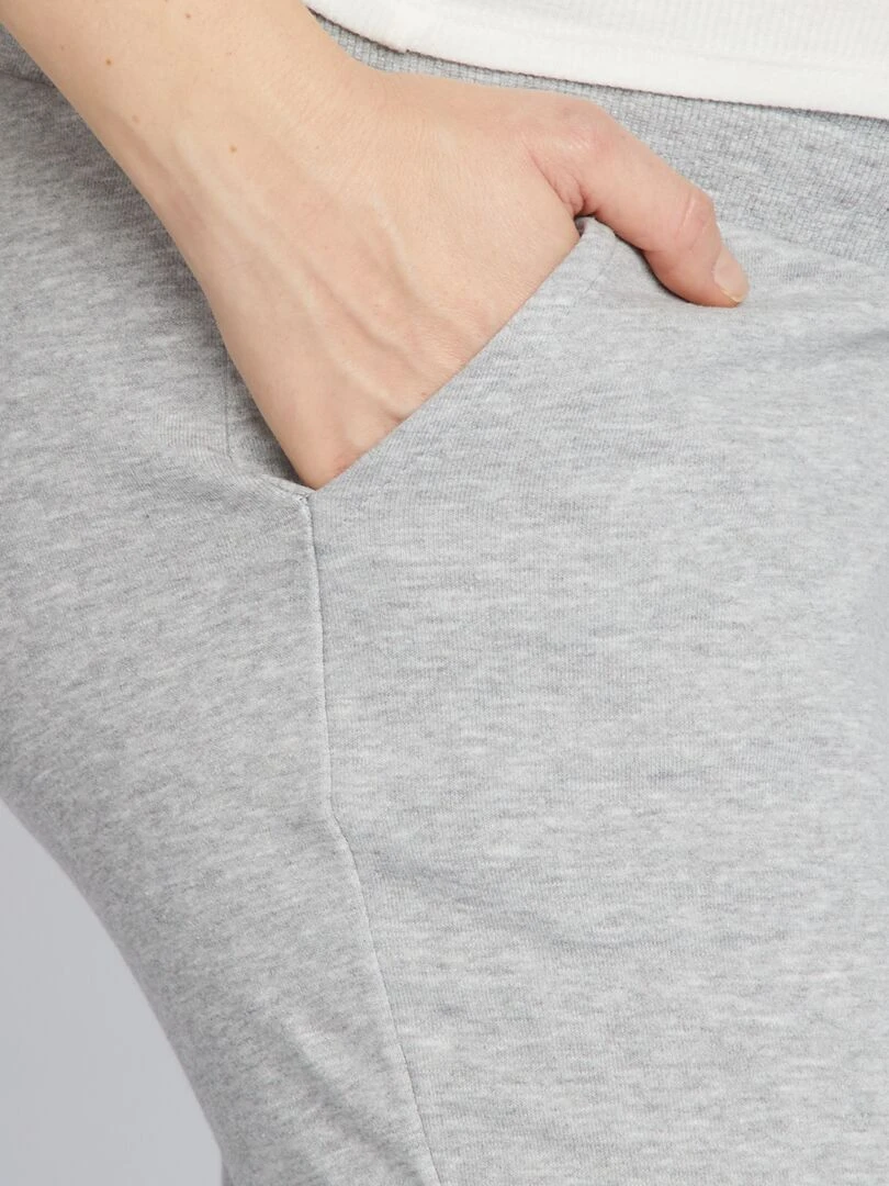 Pantalon grossesse en molleton   Gris