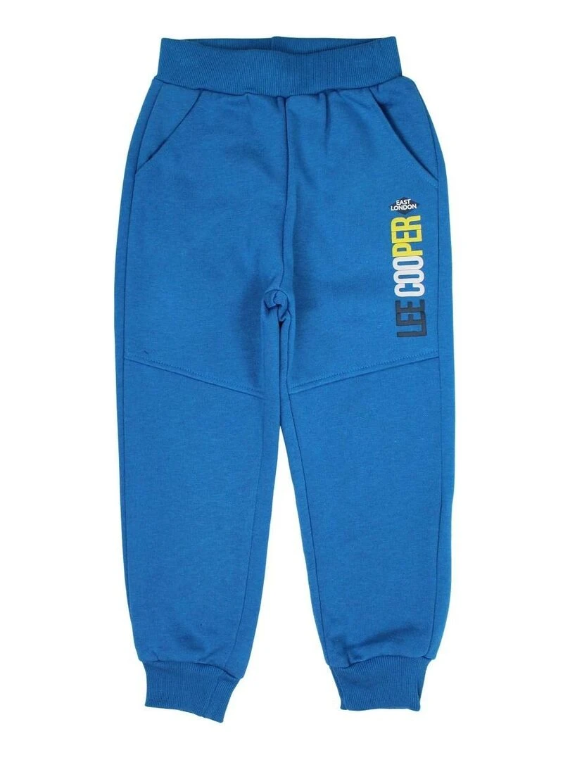 Lee Cooper Pantalon De Jogging garçon imprimé logo Bleu