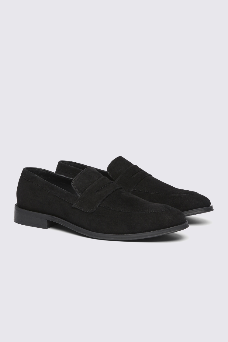 Black Suede Loafers Buy Online at Moss