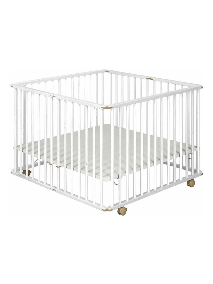 Parc bébé pliant carré Helio AKITEN RETAIL Blanc