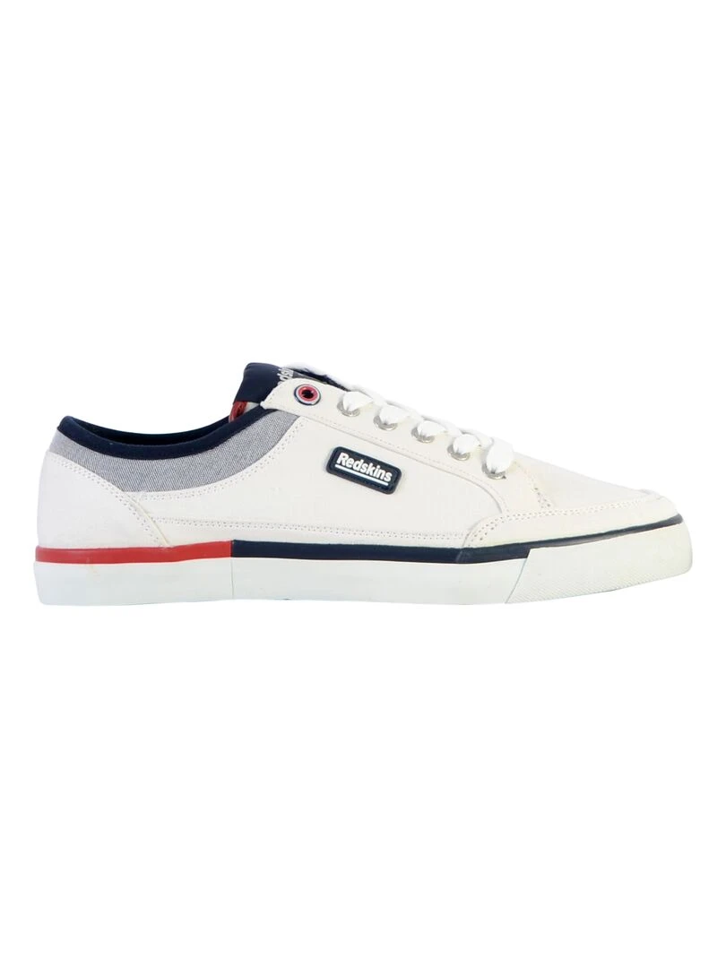 Basket A Lacets Redskins Genial Blanc