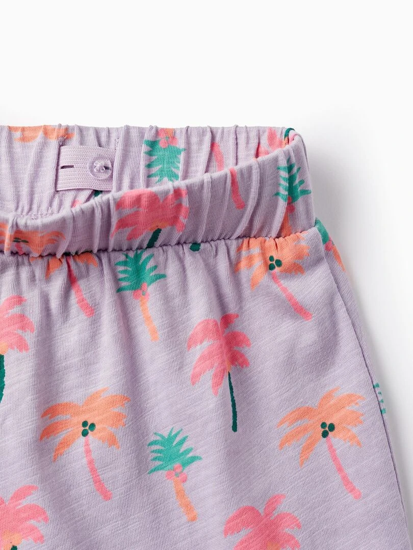 Shorts En Jersey De Coton Pour Fille  EXPLORING AUSTRALIA   Mauve