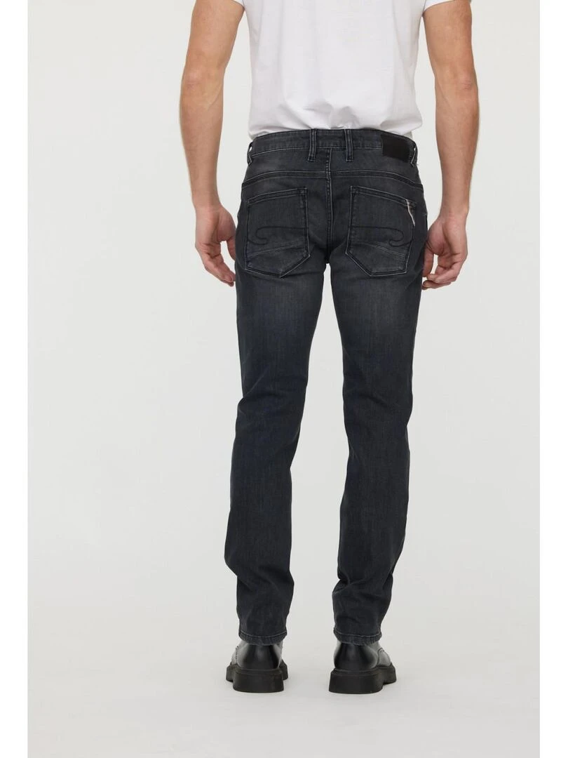 Lee Cooper   Jean coton straight LONGJOHN   Noir