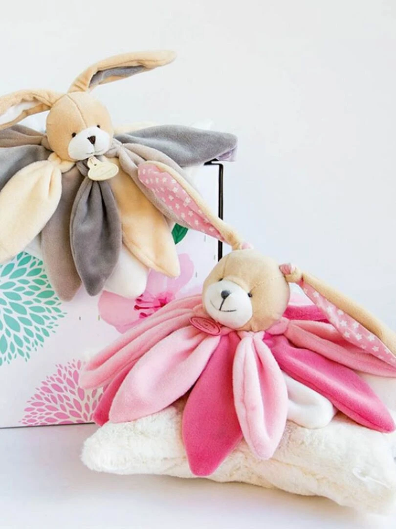Coffret doudou lapin collector rose (28 cm) N/A