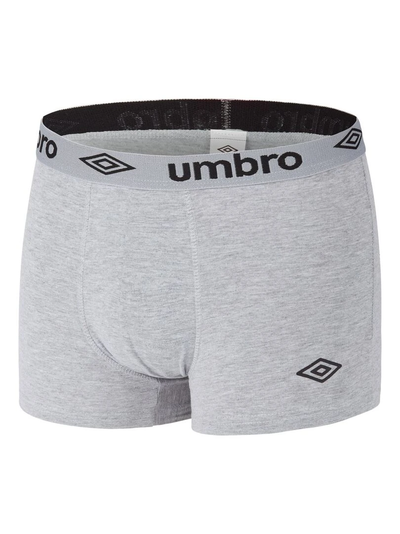 Lot de 8 Boxers coton homme Uni Umbro   Noir