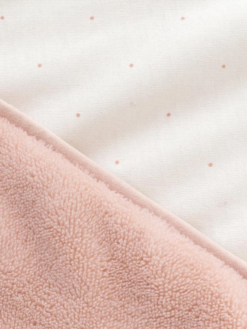 Bemini Couverture Pady jersey et softy Rose clair