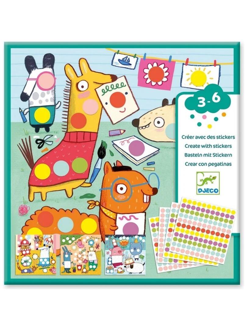 Creer Avec Des Stickers Jaune