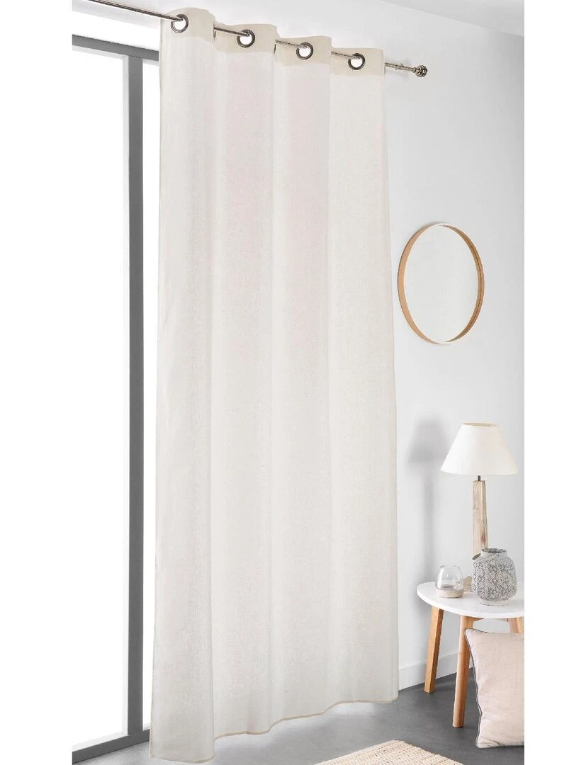 Rideau esprit naturel Blanc
