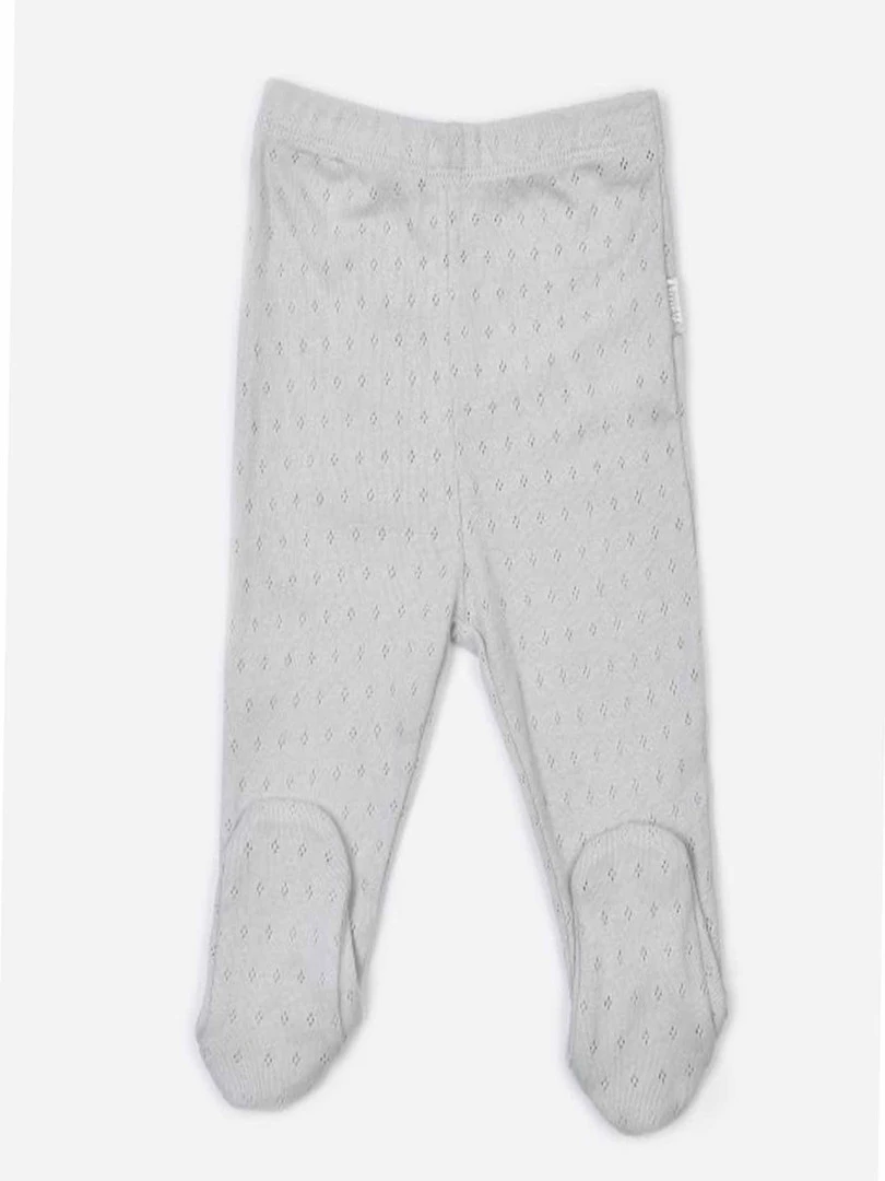 Set De 2 Pantalons Bébé En Coton Bio  Léon   Gris