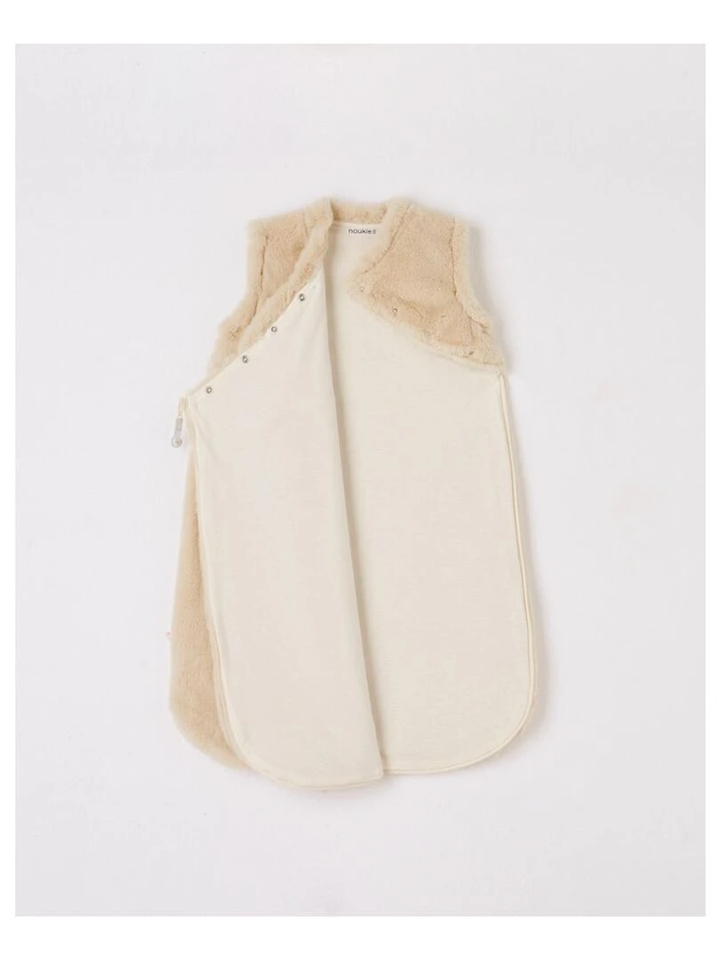 Gigoteuse 70 cm longs poils    Blanc